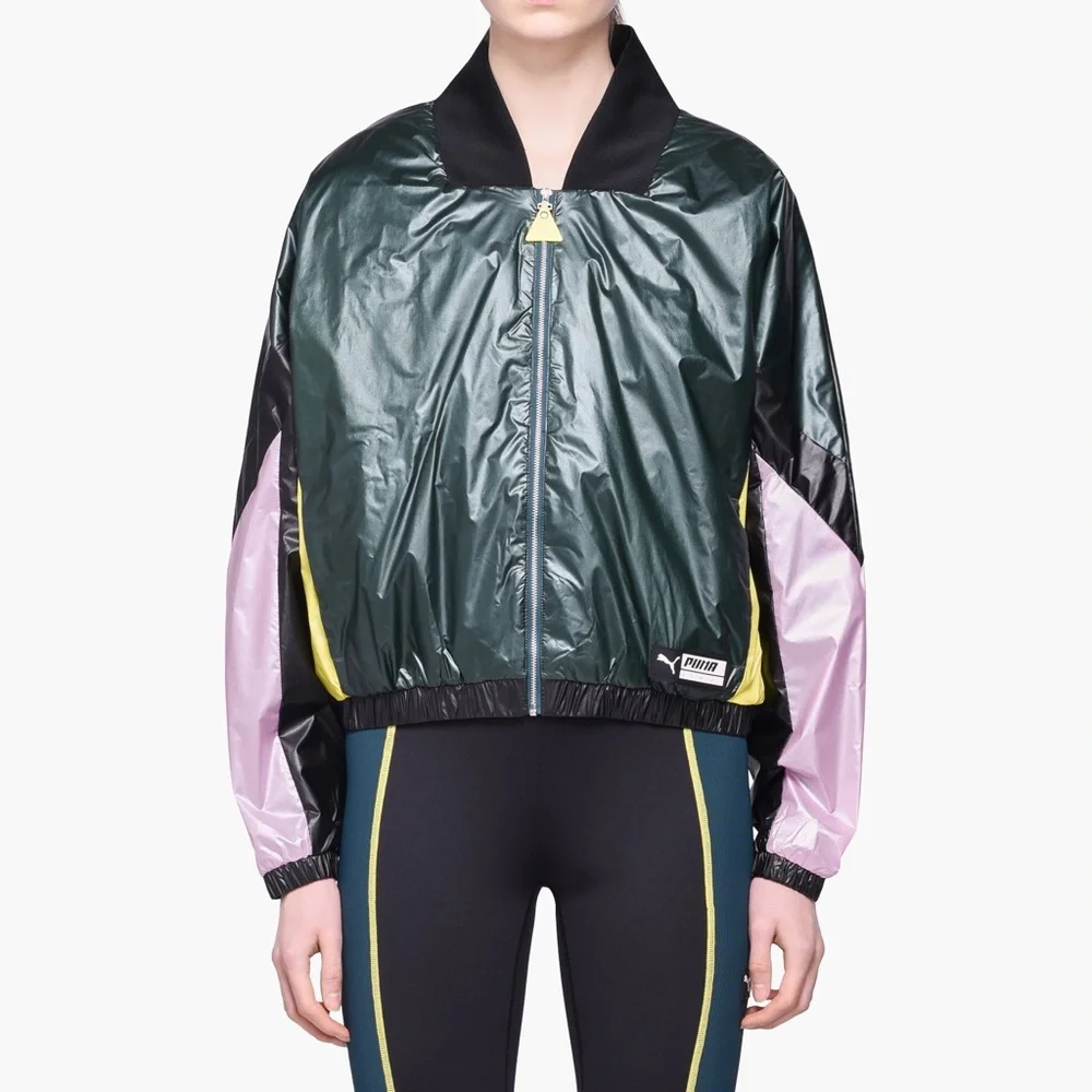 NWT Puma TZ Active Jacket Color Block Light Weight